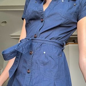 Dsquared vintage collared worker made in Italy 100% cotton dress